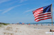 american flag waving background